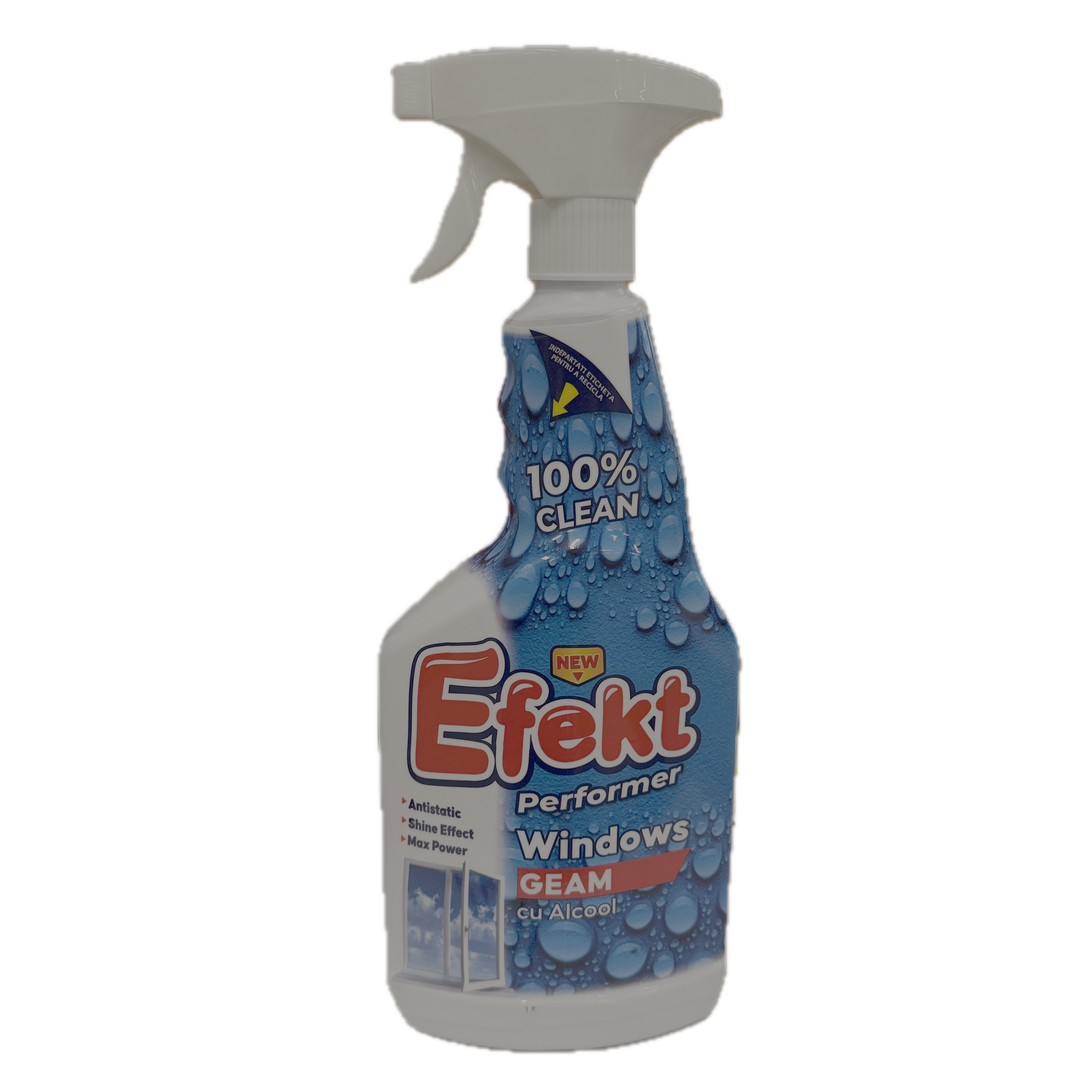 Efekt Solutie Curatare Geamuri Cu Alcool 750 Ml