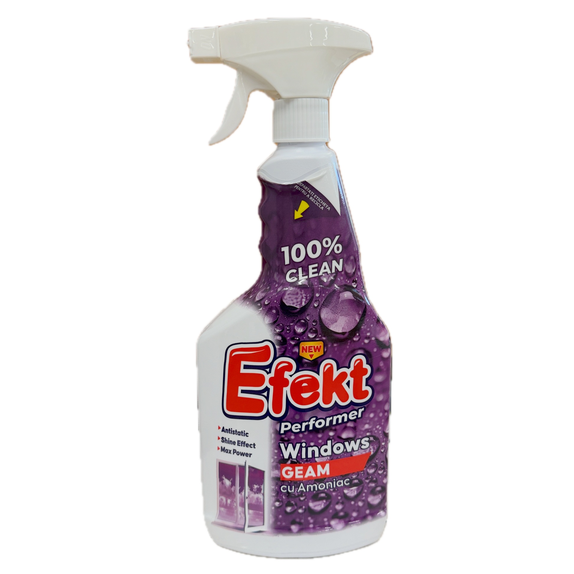 Efekt Solutie Curatare Geamuri Cu Amoniac 750 Ml