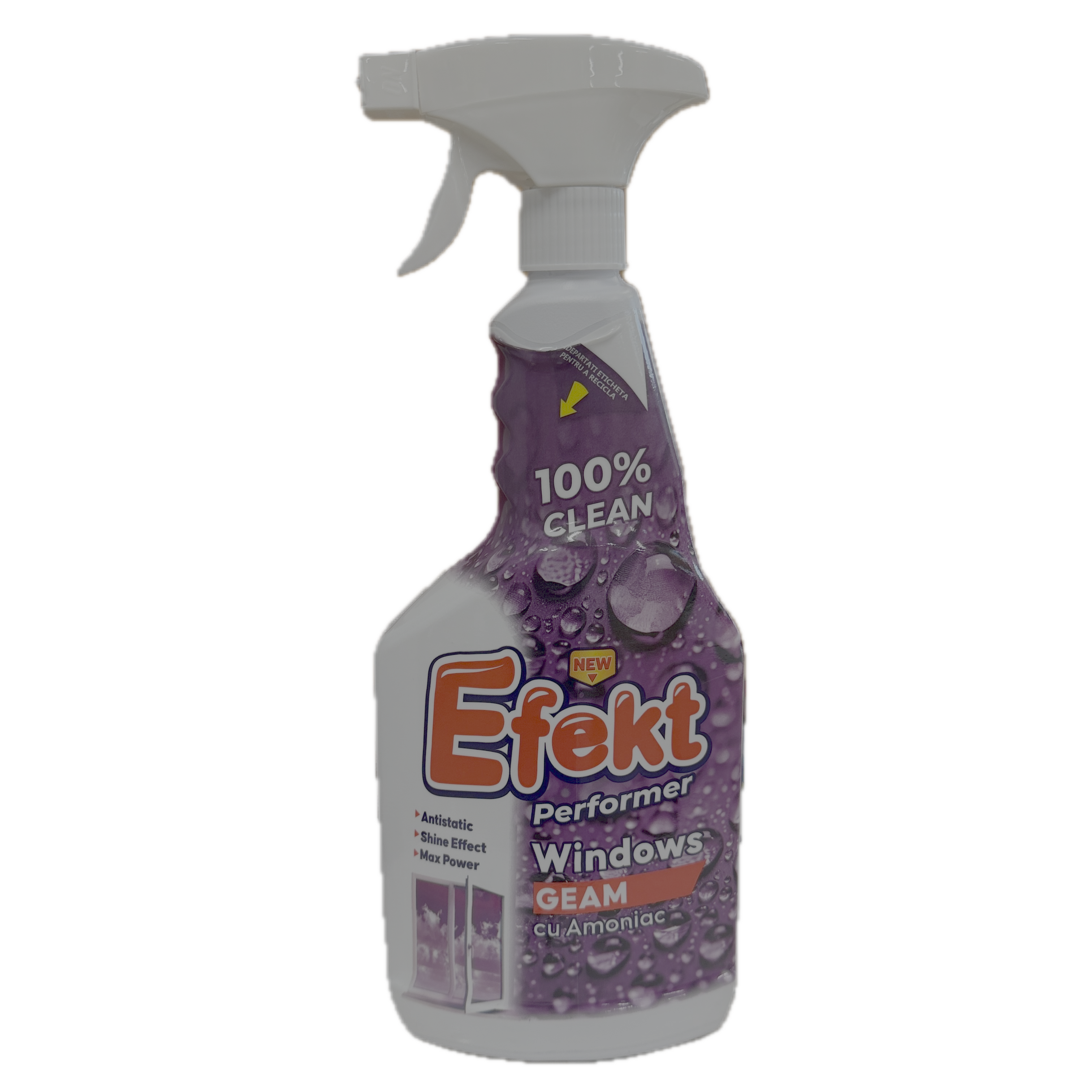 Efekt Solutie Curatare Geamuri Cu Amoniac 750 Ml