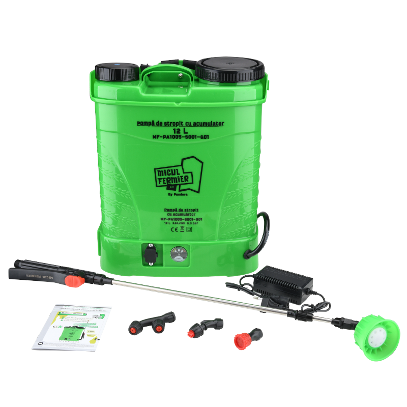 Pompa De Stropit Cu Acumulator 12 L, Micul Fermier, Mf-Pa1005-S001-G01