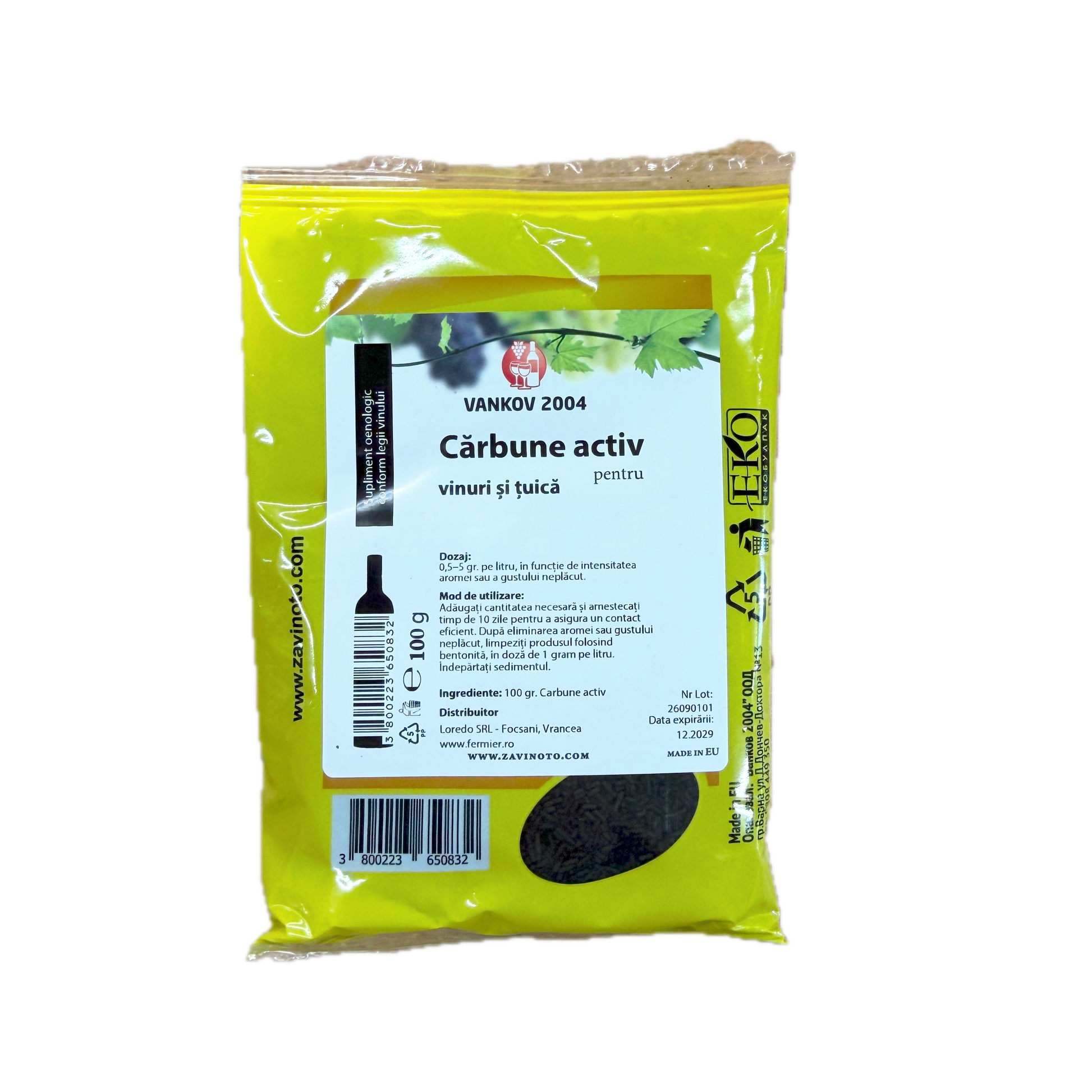 Carbune Activ Pentru Vin Si Tuica 100 Gr, Loredo