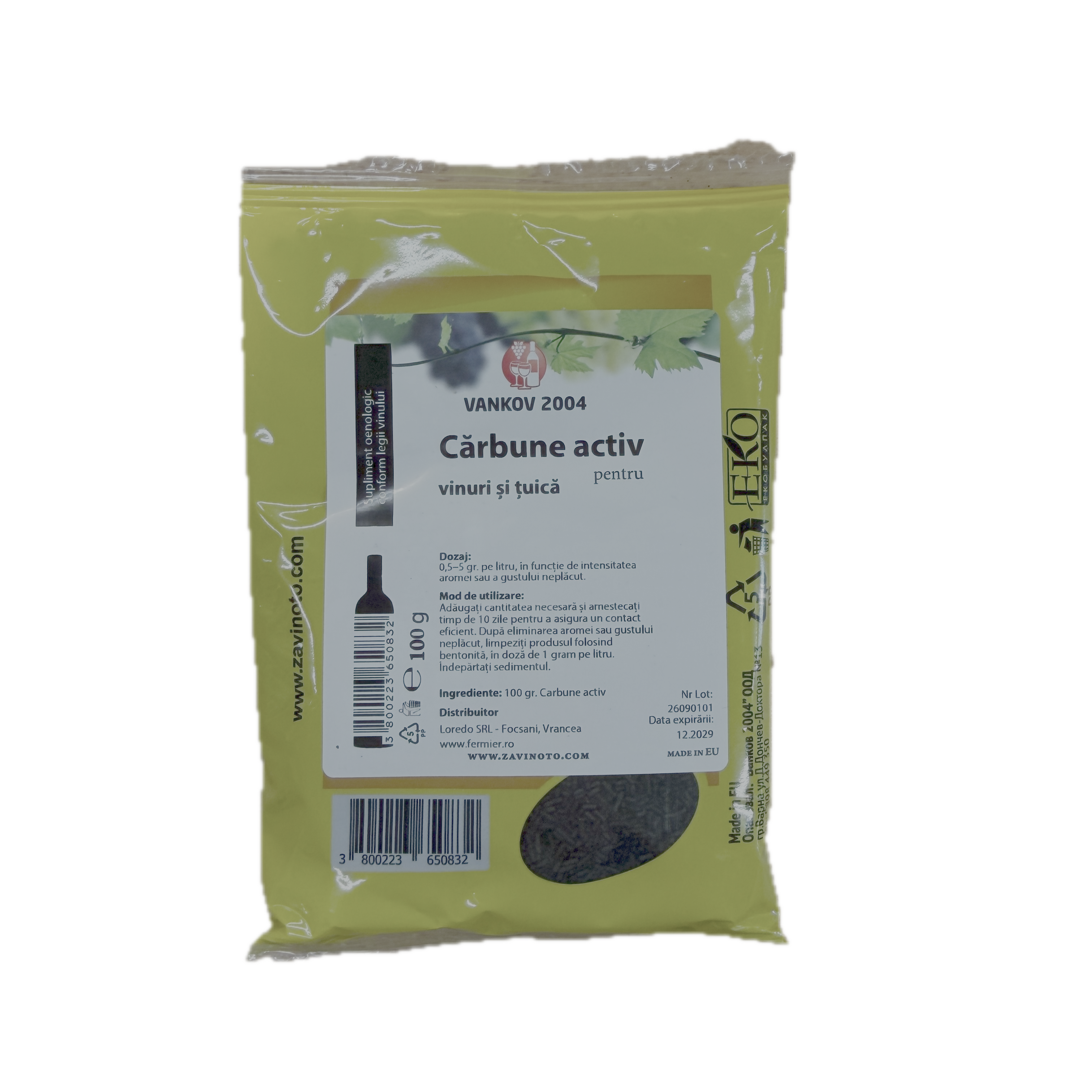 Carbune Activ Pentru Vin Si Tuica 100 Gr, Loredo