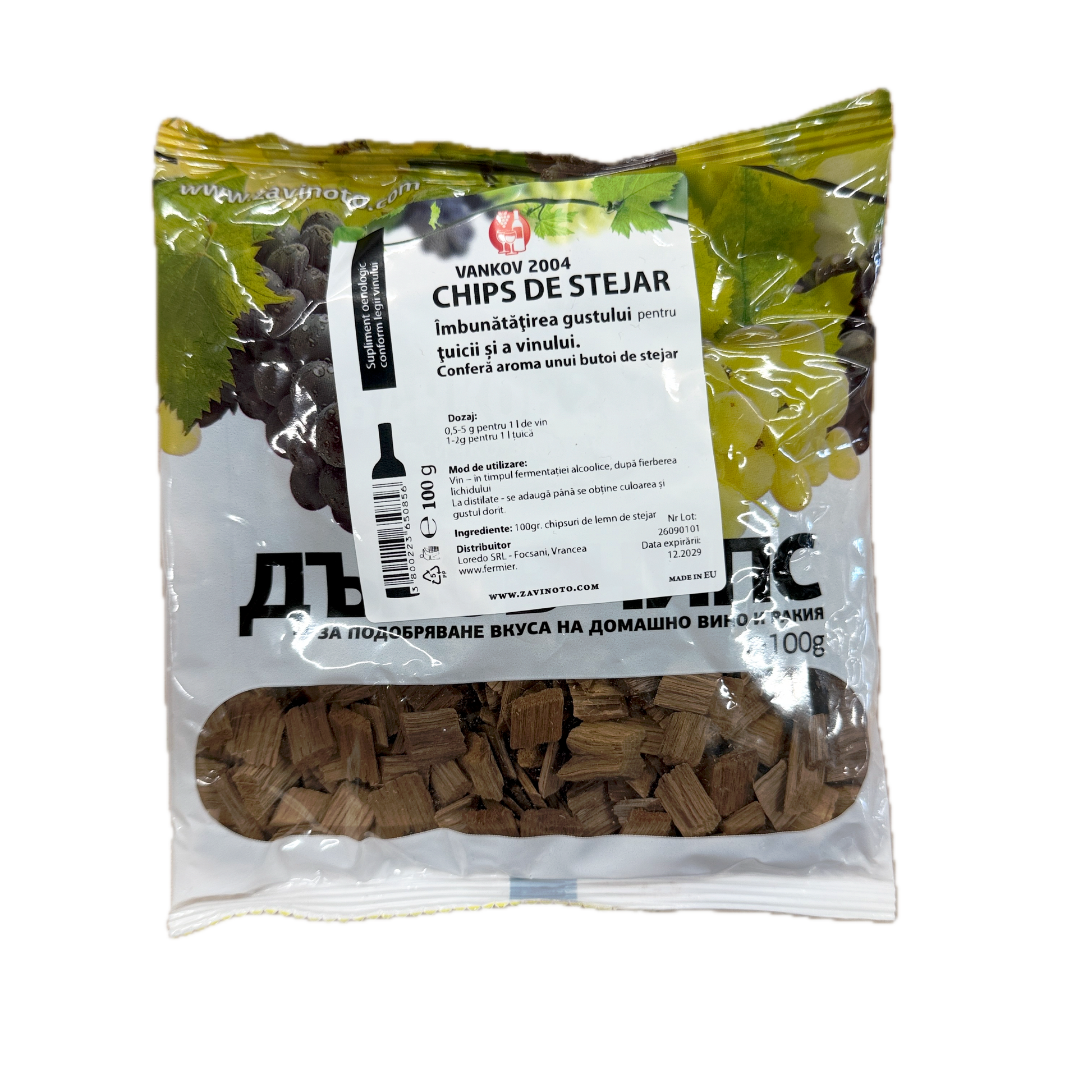 Aschii Stejar Pentru Vin Si Tuica 100 Gr, Loredo