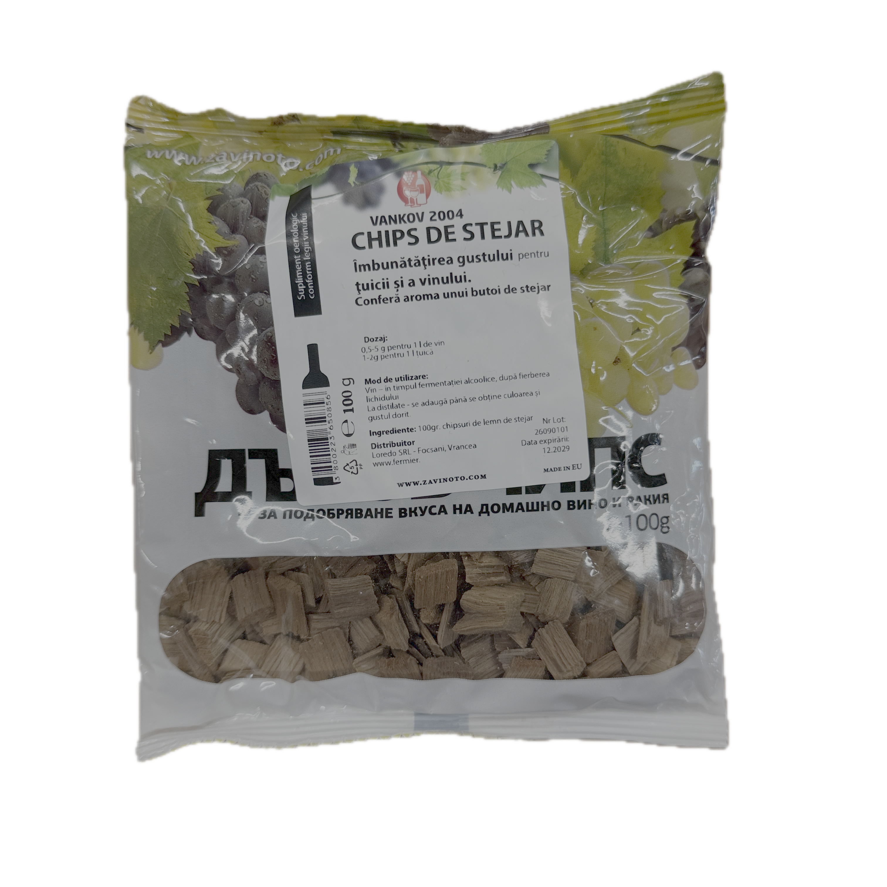 Aschii Stejar Pentru Vin Si Tuica 100 Gr, Loredo