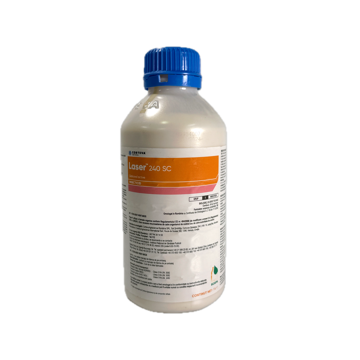 Laser 240Sc 1L, Insecticid Contact, Dowagrosciences (Cartof, Castravete, Ceapa, Cires, Mar, Prun, Tomate, Varza, Vita De Vie)