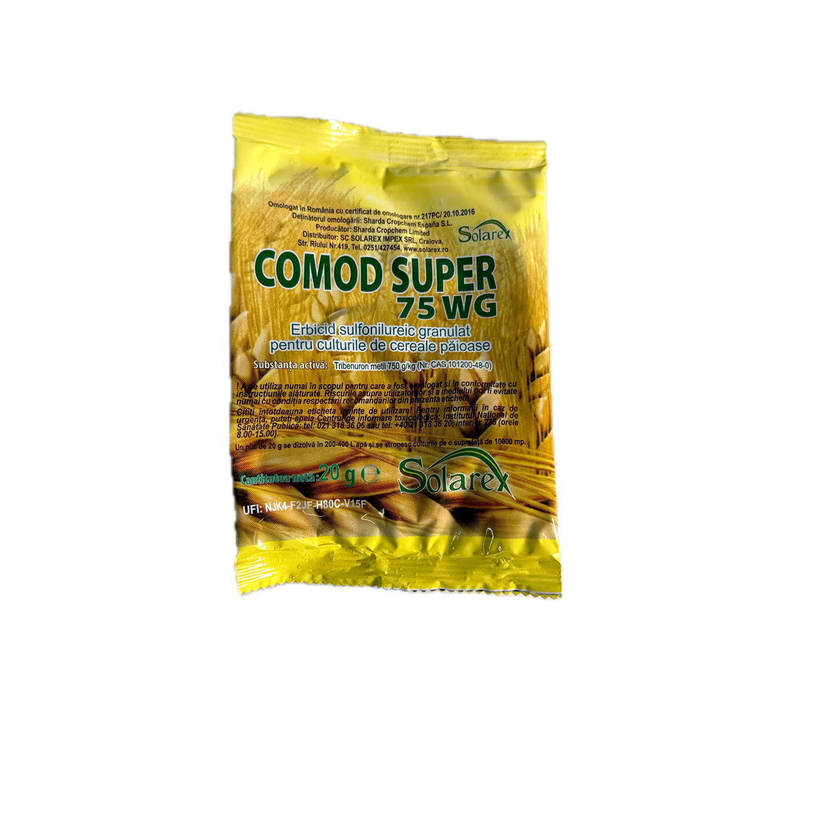 Comod Super 75 Wg 20 G – Erbicid Cereale Păioase, Solarex