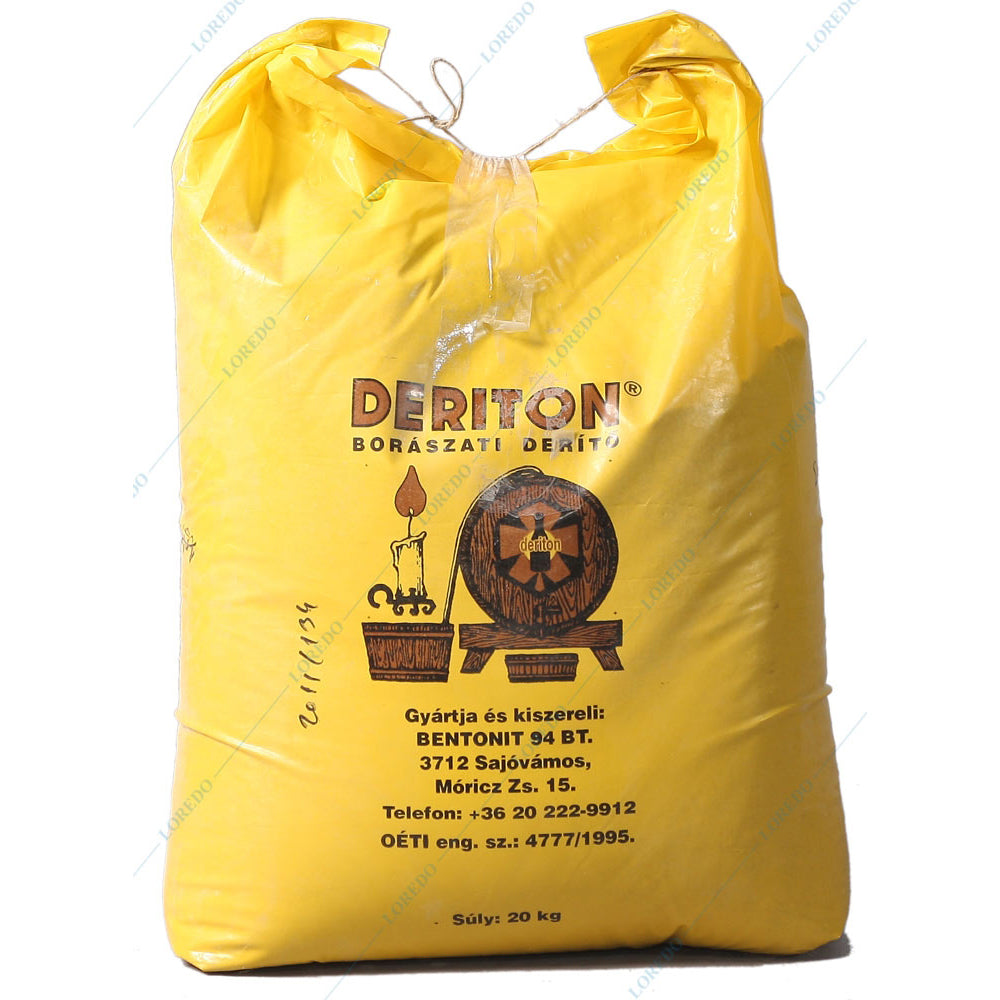 Deriton 25 Kg Bentonita Limpezire Vin