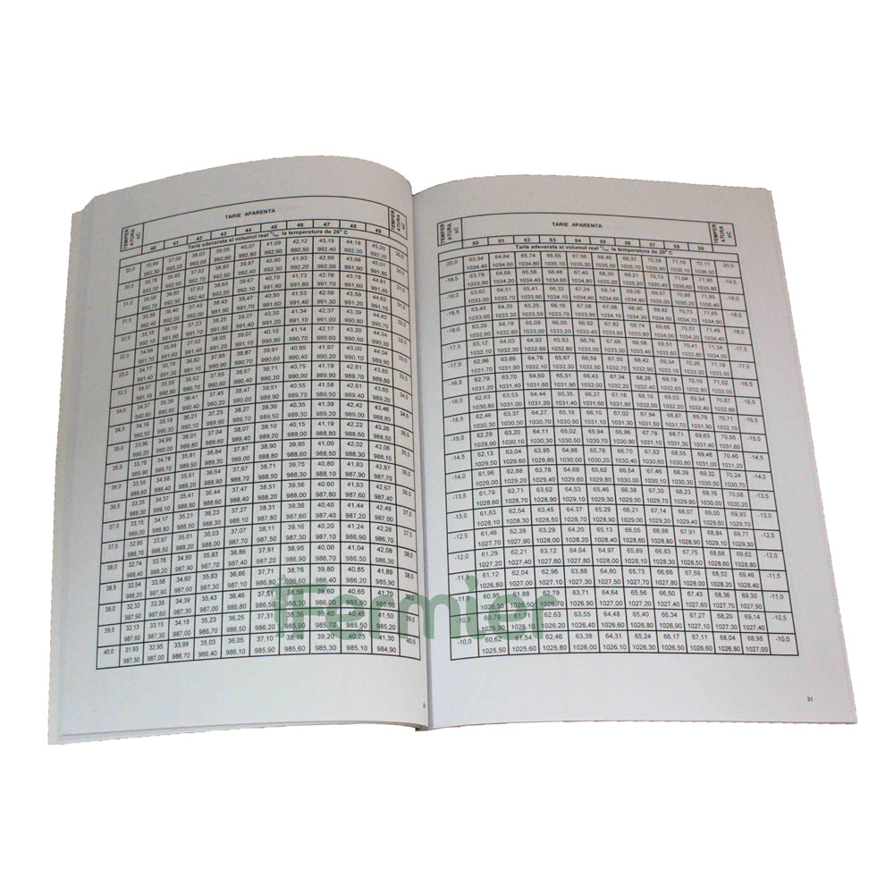 Tabele Corectie Volum (Pentru Determinarea Tariei Alcoolice Cu Ajutorul Termoalcoolmetrului La Orice Temperatura)