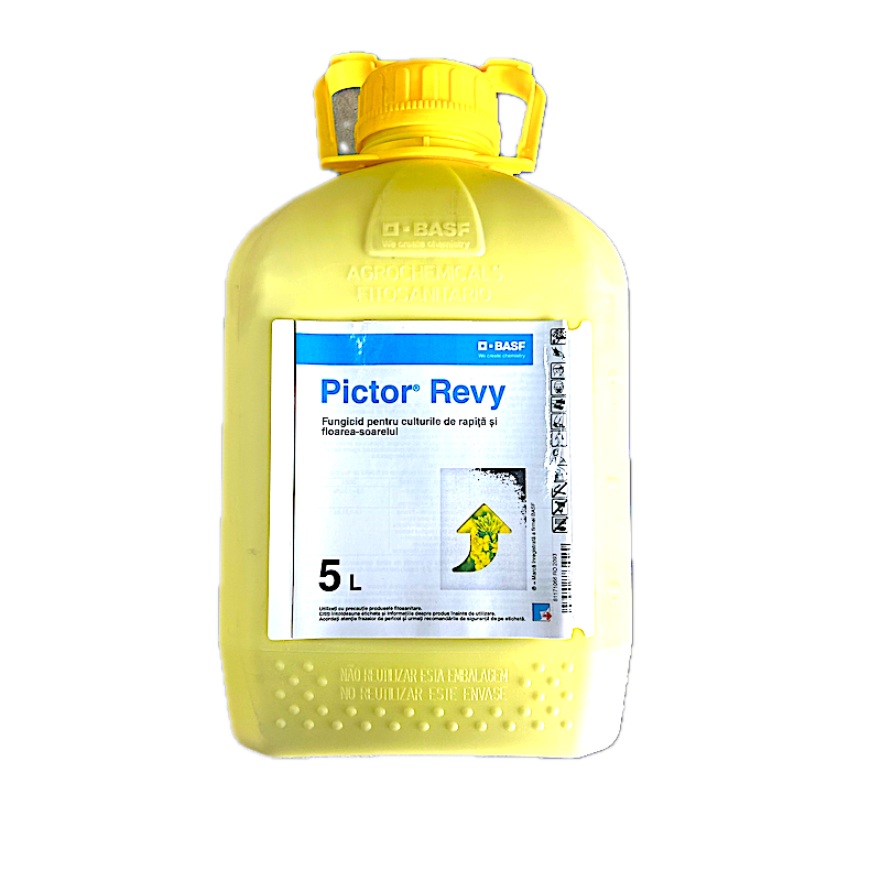 Pictor Revy 5 L, Fungicid Sistemic, Basf, Pentru Rapita Si Floarea Soarelui, 2 Substante Active (Revysol Si Boscalid)