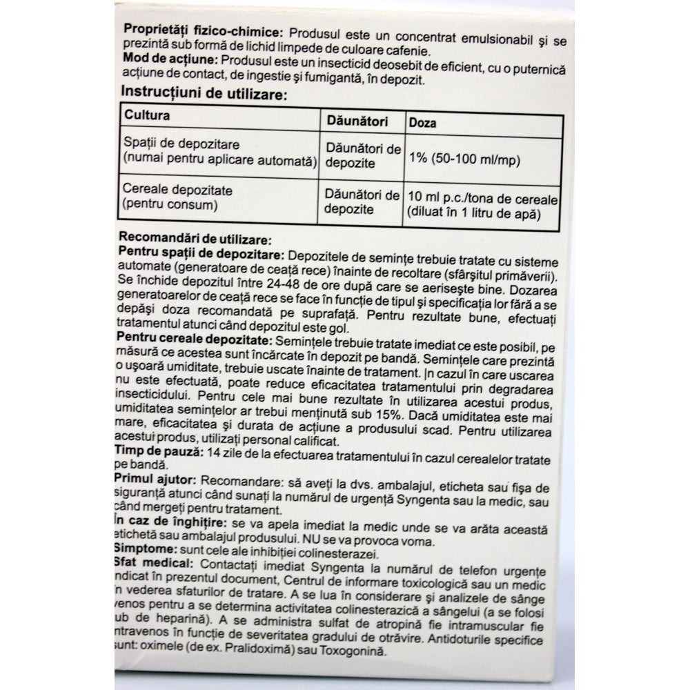 Actellic 50Ec 10 Ml, Insecticid (Cartof,Flori,Furaje,Culturi De Camp) 