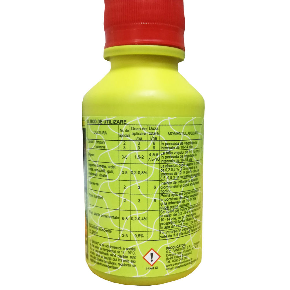 Bionat Plus 100 Ml Ingrasamant Foliar (Vita De Vie, Legume, Cereale, Pomi Fructiferi)