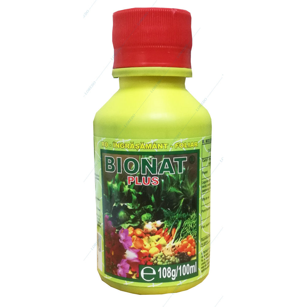 Bionat Plus 100 Ml Ingrasamant Foliar (Vita De Vie, Legume, Cereale, Pomi Fructiferi)