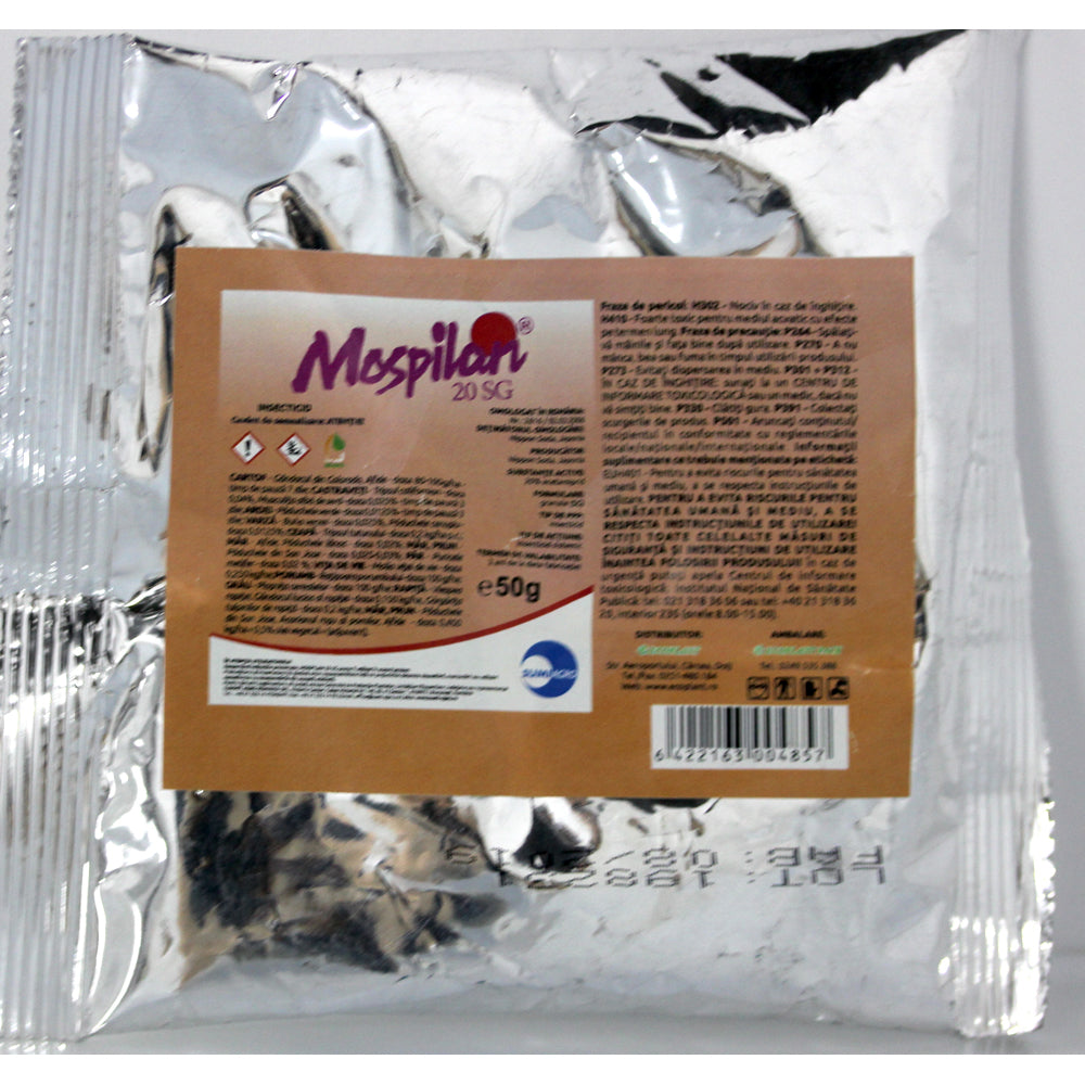 Mospilan 20Sg 50 Gr Insecticid Sistemic Nippon Soda (Cartof, Grau, Porumb, Ardei Solarii, Castraveti Solarii, Varza, Ceapa, Mar, Prun, Par, Rapita, Vita De Vie)