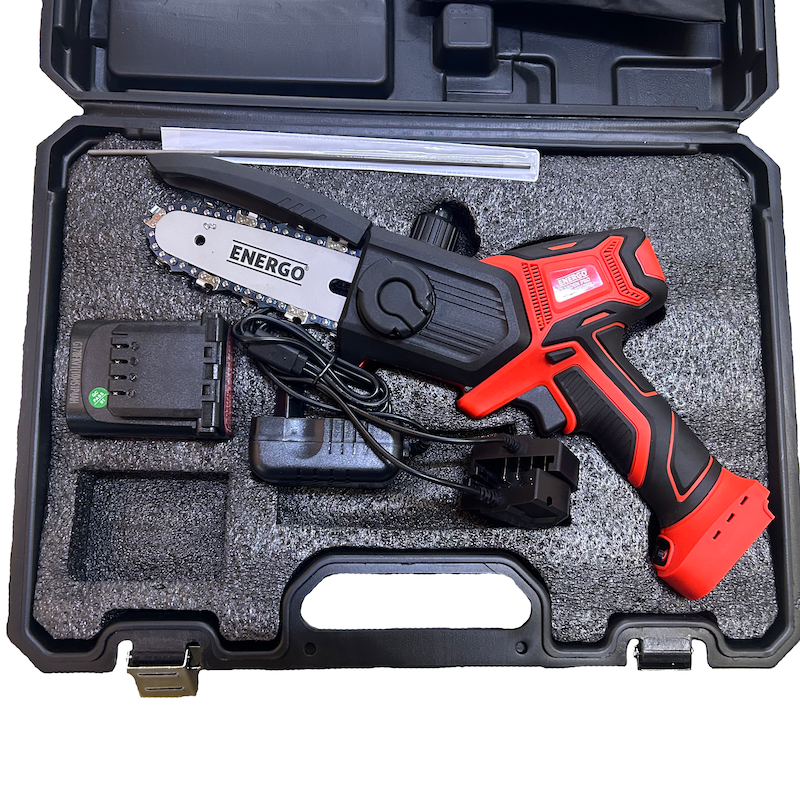 Fierastrau Cu Lant Cu Acumulator Energo Garden Pro, Lama 125 Mm, Lant 1/4 Inch
