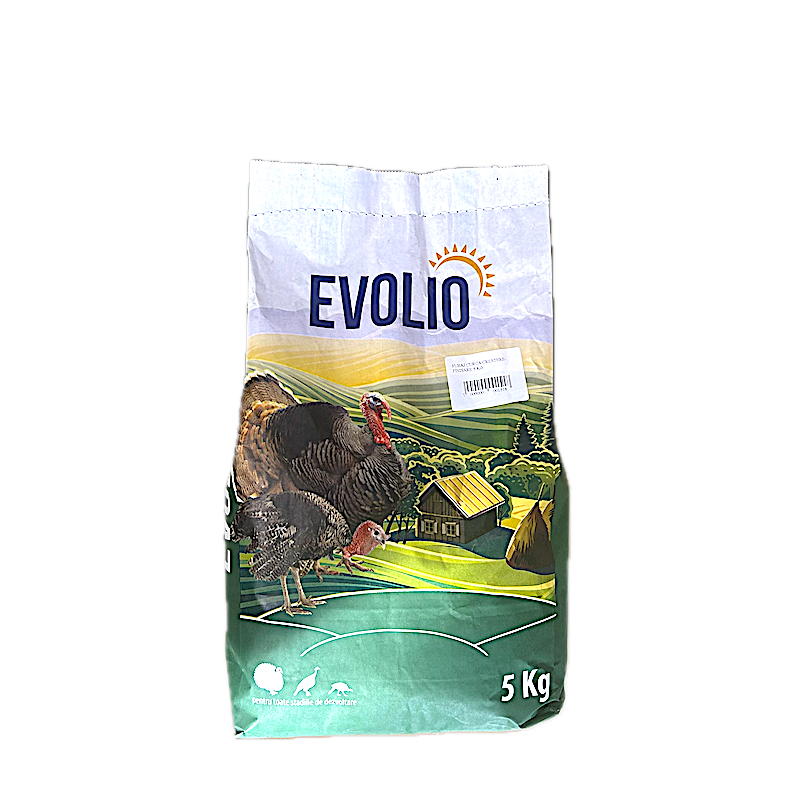 Furaj Curca Crestere-Finisare 5 Kg, Evolio