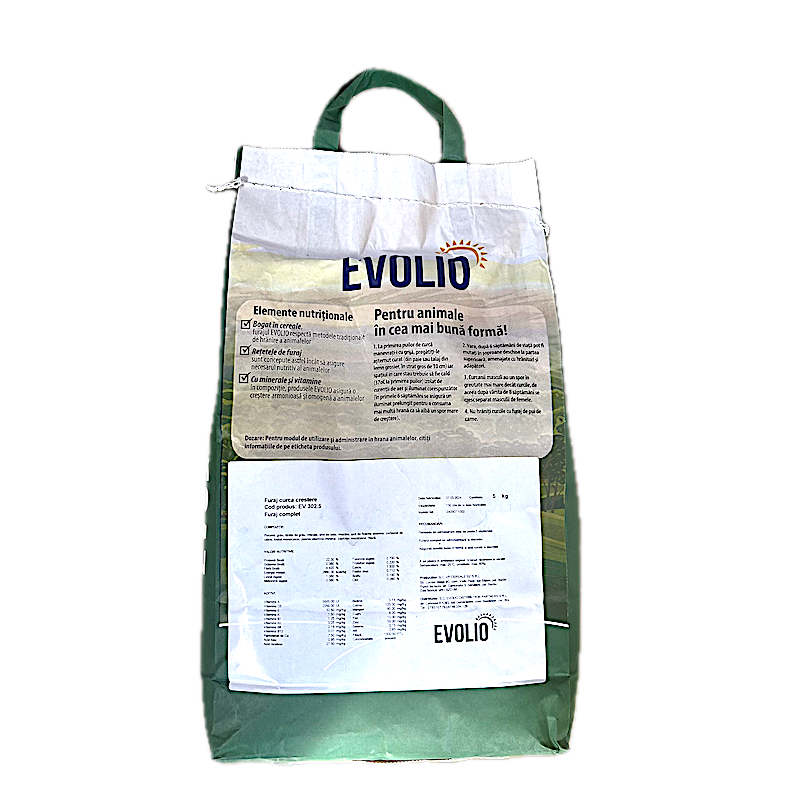 Furaj Curca Crestere-Finisare 5 Kg, Evolio
