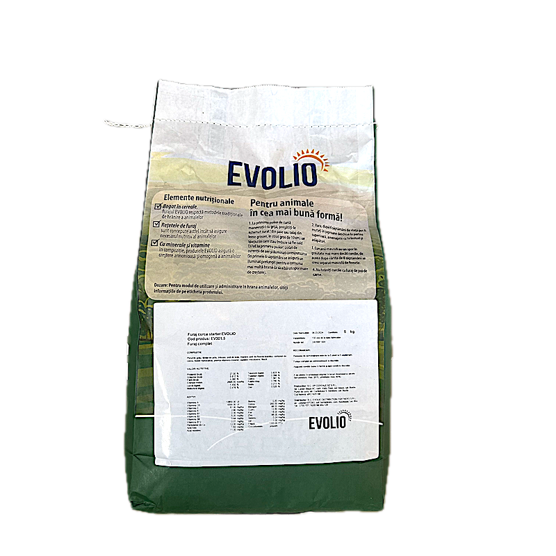 Furaj Curca Starter 5 Kg, Evolio