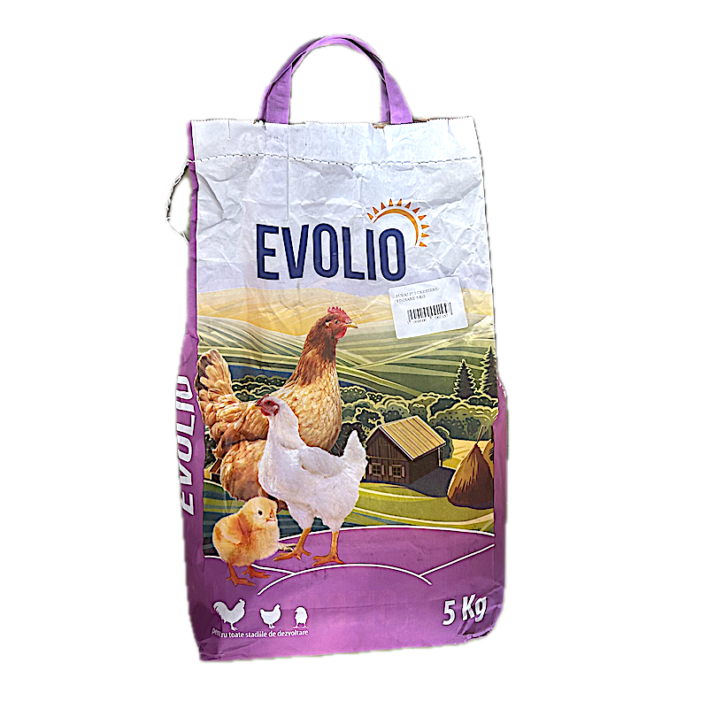 Furaj Pui Crestere-Finisare 5 Kg, Evolio