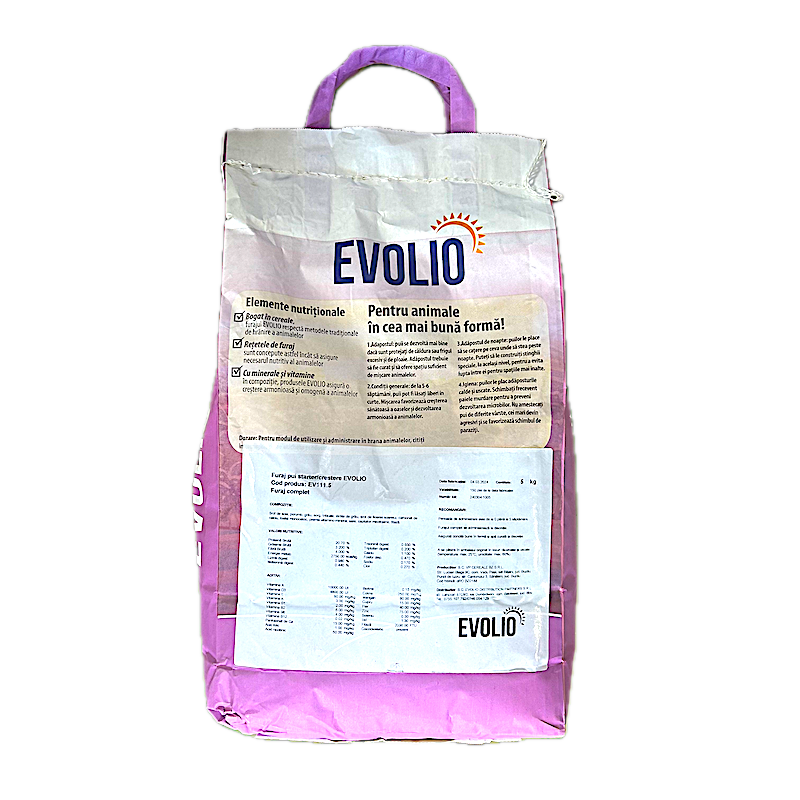 Furaj Pui Starter-Crestere 5 Kg, Evolio