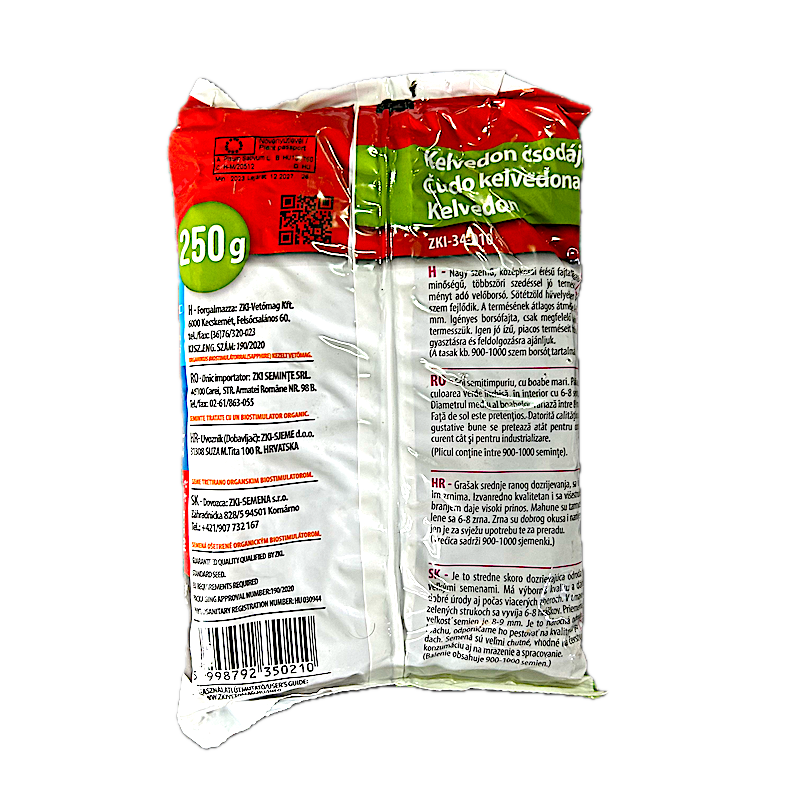 Seminte Mazare Kelvedon Cs 250 Gr, Zki