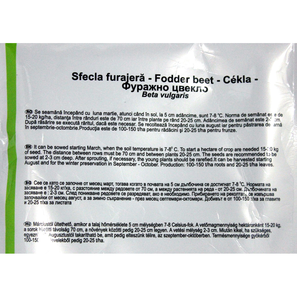 Seminte Sfecla Furajera Ursus Poly 30 Gr, Mefim Agro