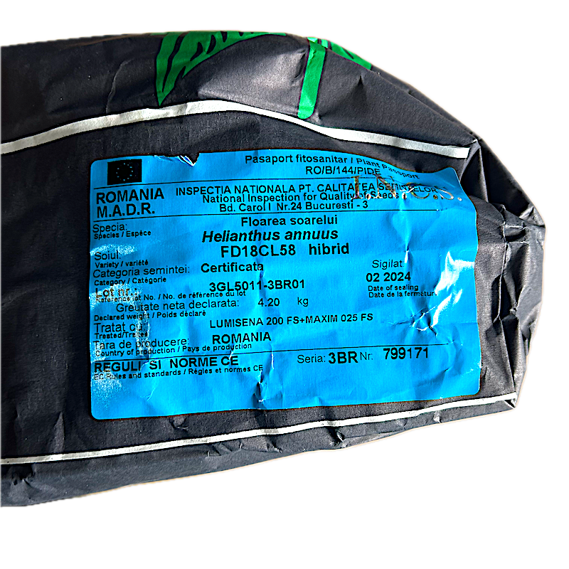 Seminte Floarea Soarelui Fertillia Fd18Cl58 75.000 Boabe