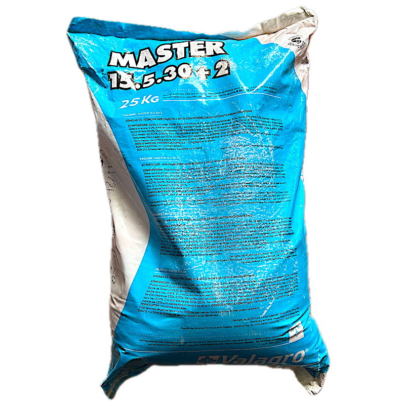 Ingrasamant Master 15-5-30+2+Me 25 Kg, Valagro, Foliar Si Prin Picurare
