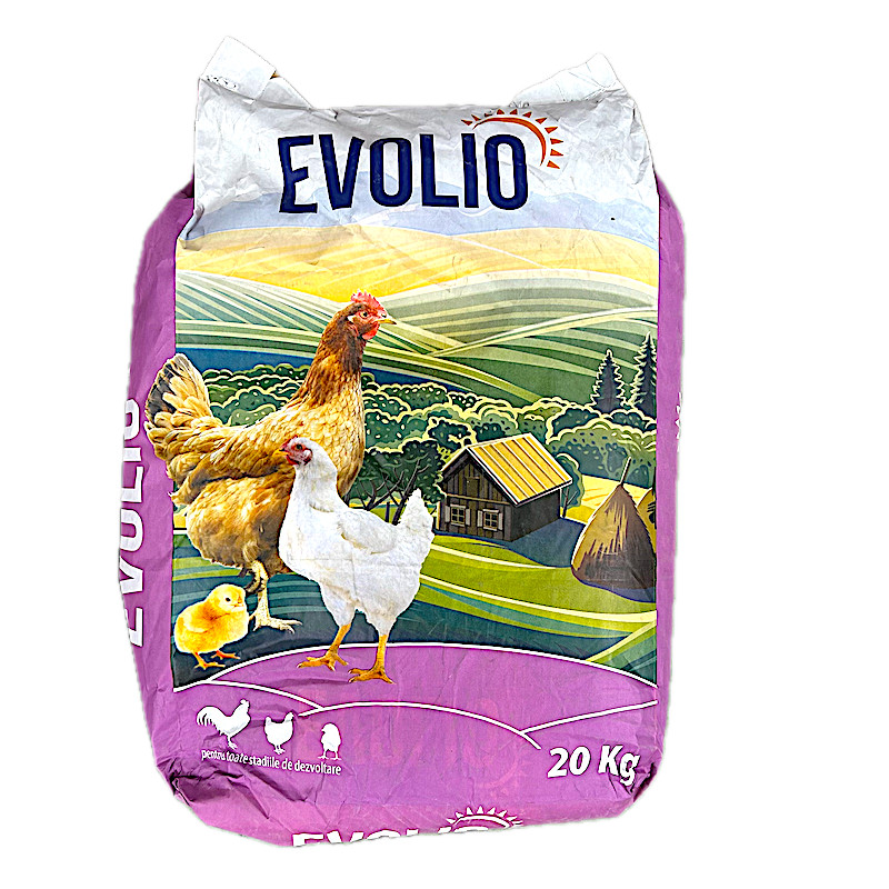 Furaj Pui Crestere-Finisare 20 Kg, Evolio