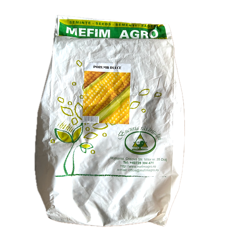 Seminte Porumb Dulce Zaharat Tratat Golden Bantam 5 Kg, Mefim Agro