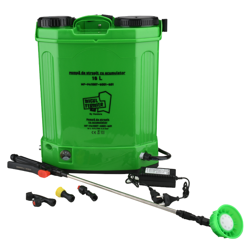 Pompa De Stropit Cu Acumulator 16 L, Micul Fermier, Mf-Pa1007-S001-G01