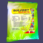 Solfert 20-20-20+Me 100 Gr, Ingrasamant Foliar Echilibrat Tip Npk+ Microelemente (Bor, Cupru, Fier, Mangan, Molibden, Zinc), Stimuleaza Dezvoltarea Radiculara Si Vegetativa, Imbunatateste Calitatea Si Cantitatea Productiei