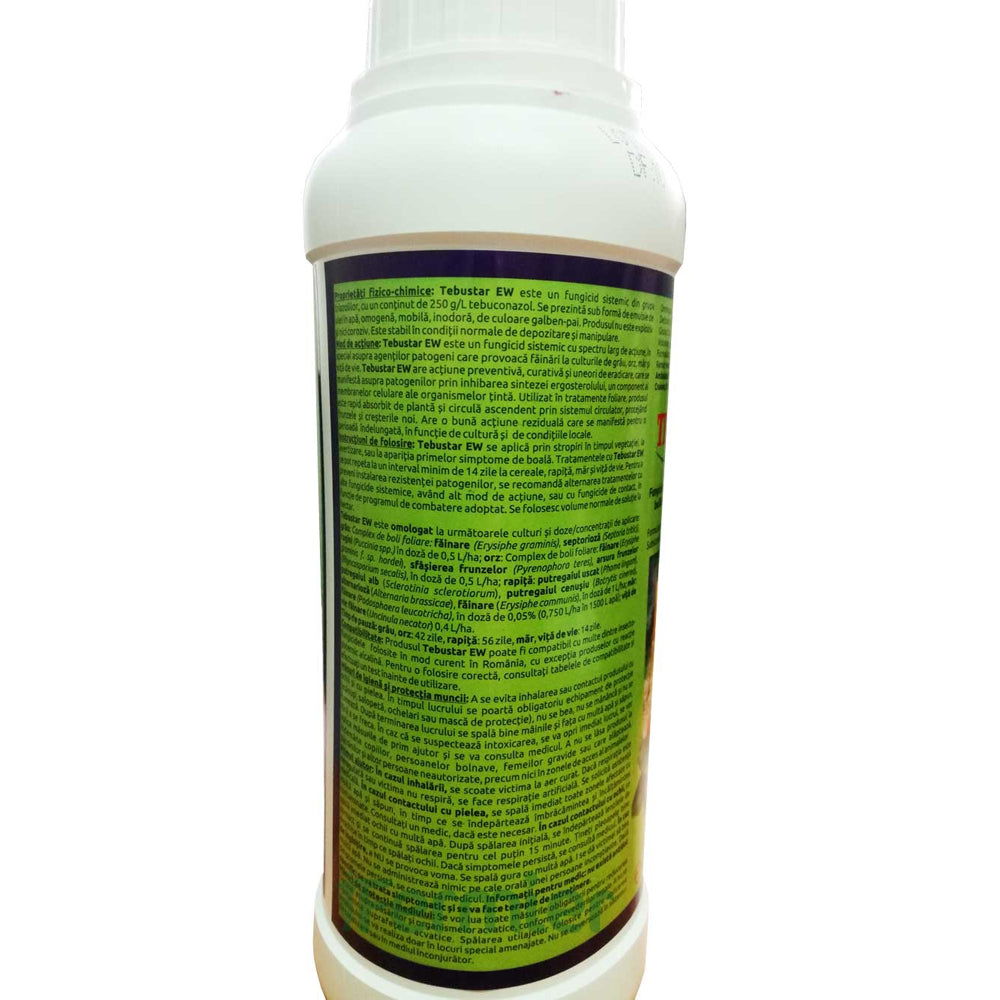 Tebustar Ew 400 Ml, Fungicid Sistemic, Nufarm, Grau, Orz (Fainare, Septorioza, Ruginam Patarea Bruna), Pomi Fructiferi (Fainare, Monilioza), Tomate (Alternarioza), Vita De Vie (Fainare)