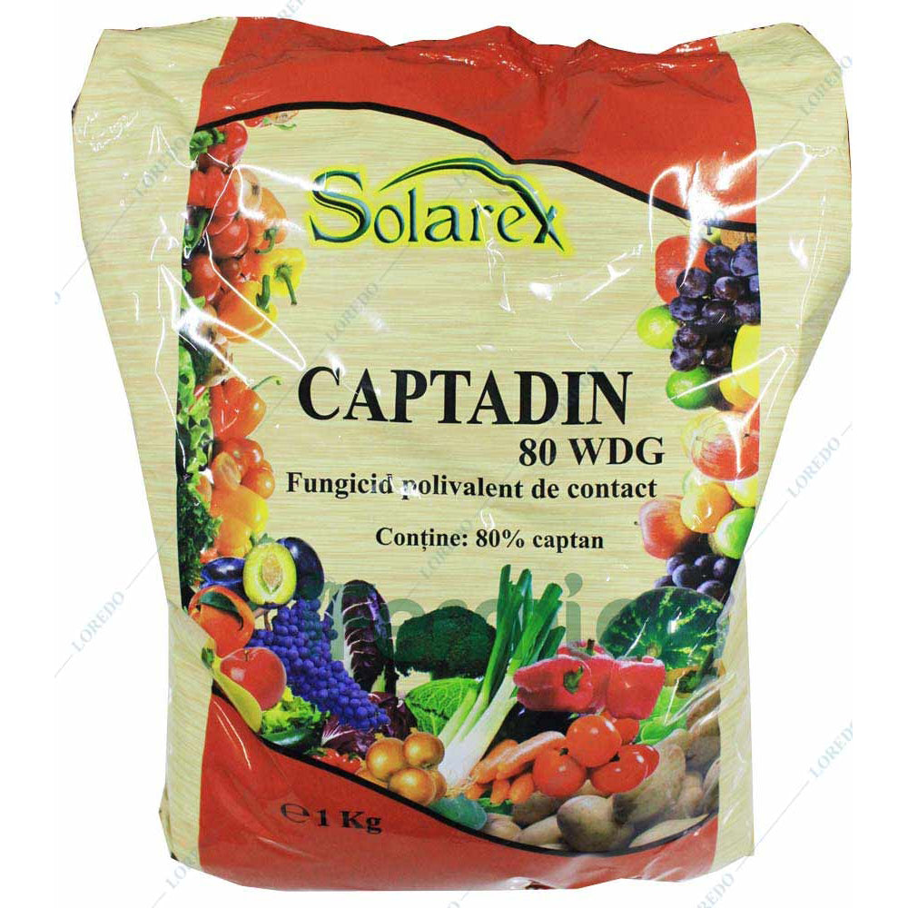 Captadin 80Wdg 1 Kg Fungicid De Contact Solarex/Adama (Castraveti, Fasole, Pomi, Tomate)