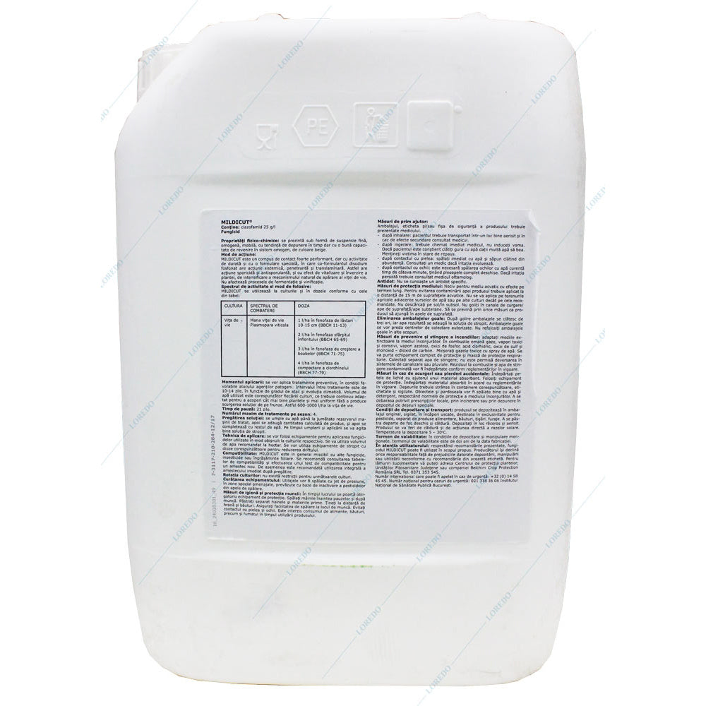 Mildicut 10 L Fungicid De Contact, Belchim, Rezistenta Mare La Spalare, Mana (Vita De Vie)