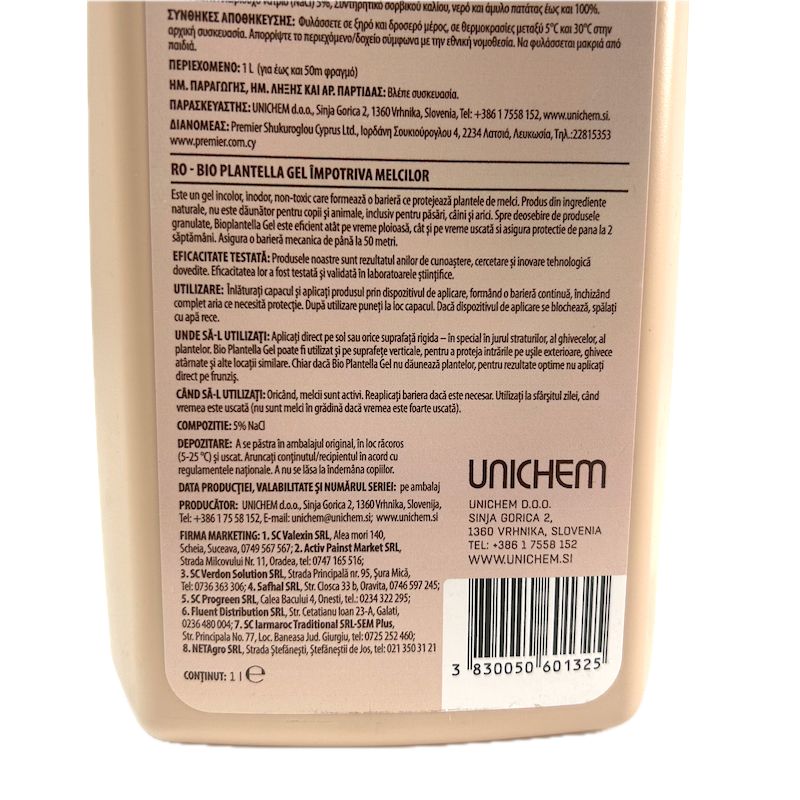 Moluscocid Organic Gel Bio Plantella 1L