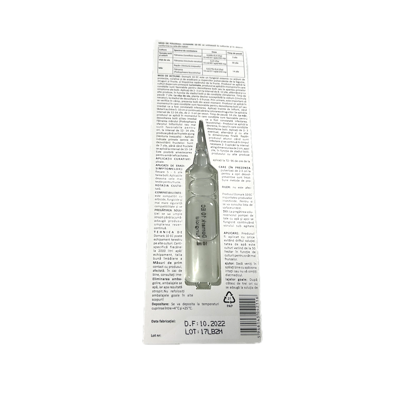 Domark 10Ec 10 Ml, Fungicid Sistemic, Upl (Mar, Tomate, Vita De Vie)