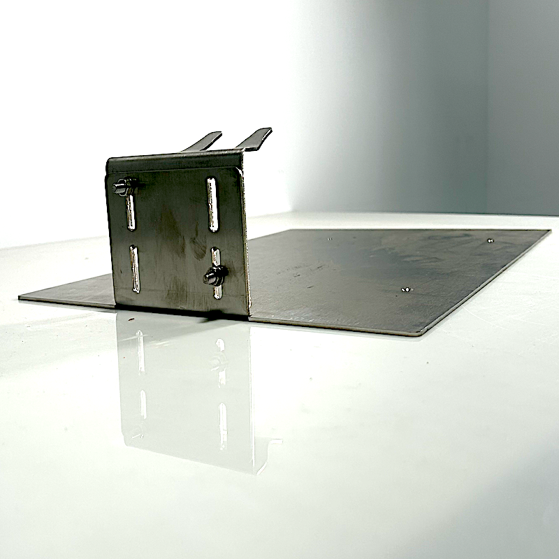 Placa Suport Punga Bag-In-Box Reglabila, Inox,  (Faciliteaza Umplerea Pungilor Pentru Bag-In-Box)
