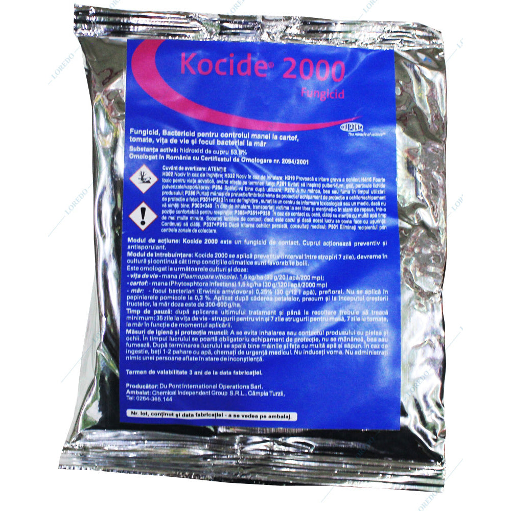 Kocide 2000 300 Gr Fungicid Cupric De Contact, Dupont Mana (Vita De Vie, Tomate, Cartof), Foc Bacterian (Mar)