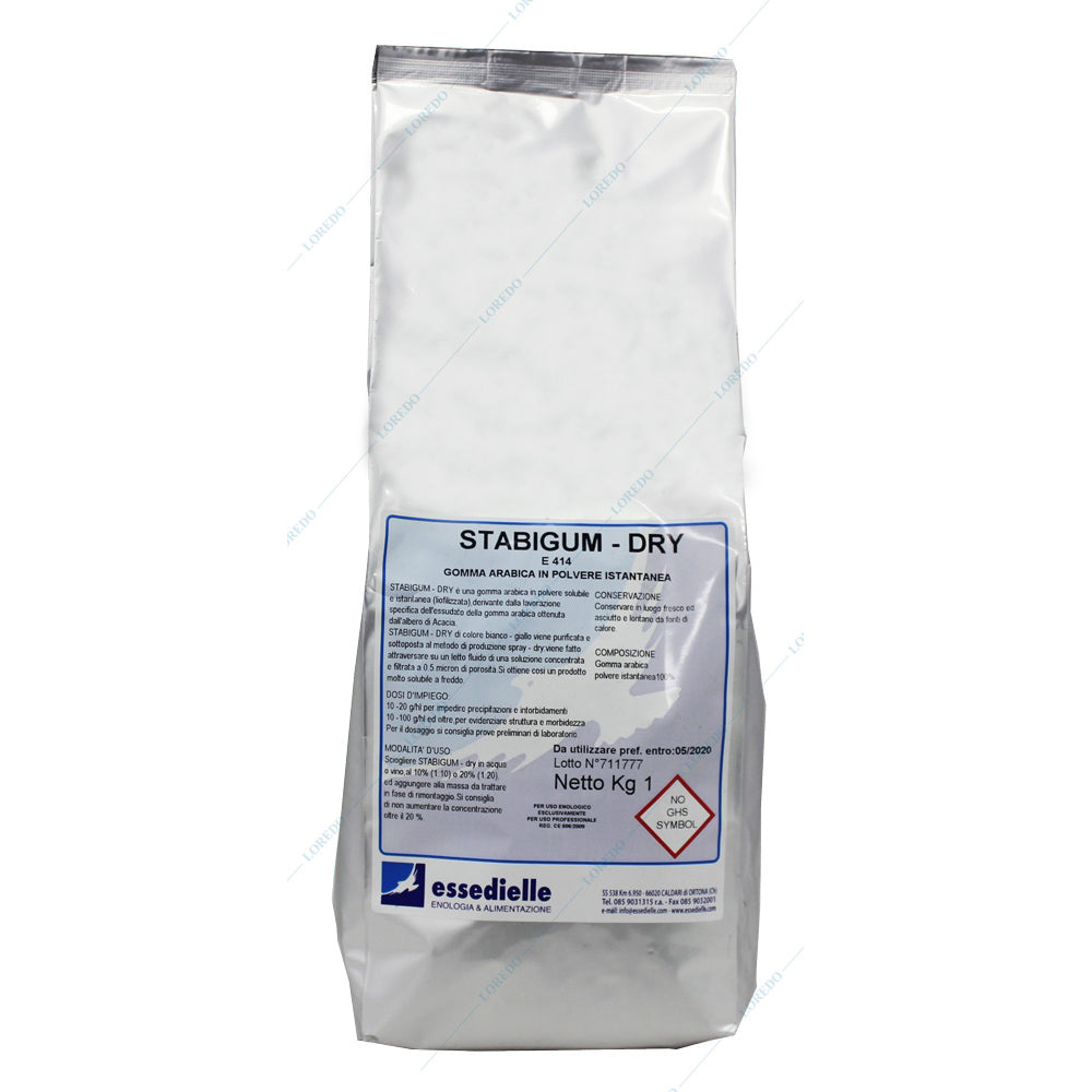 Stabigum Dry 1 Kg, Guma Arabica Pentru Vin, Essedielle