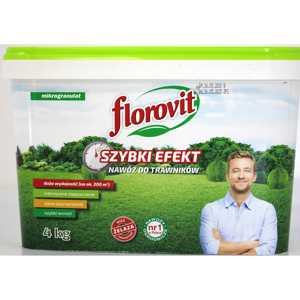Florovit Ingrasamant Pentru Gazon Cu Efect Rapid 4 Kg
