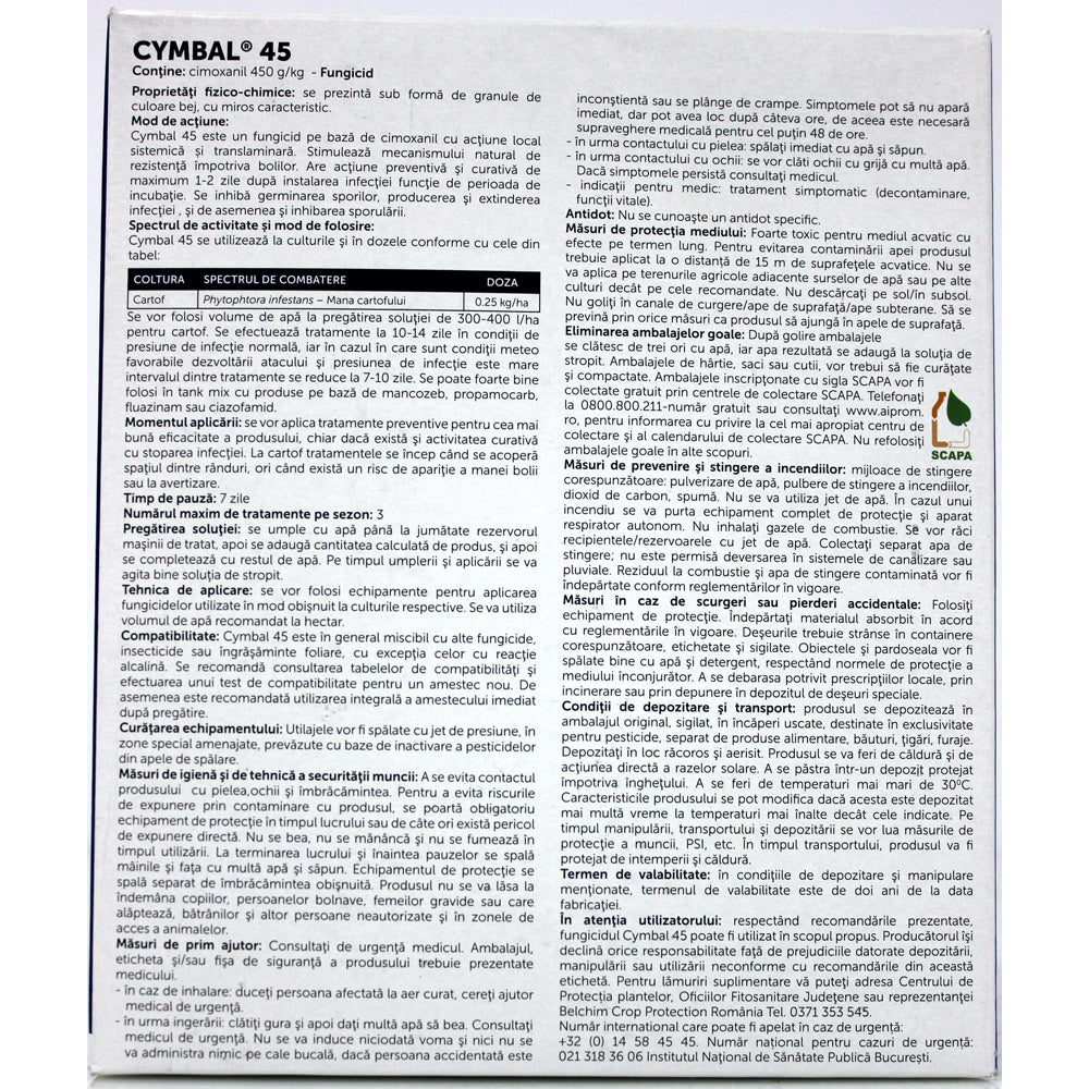 Cymbal 1 Kg Fungicid Sistemic Belchim (Cartofi)