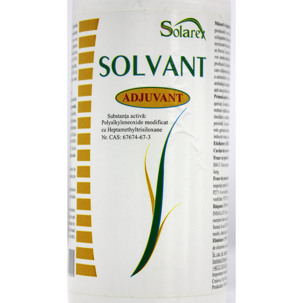 Solvant 1L, Adjuvant, Solarex, Imbunatateste Absortia Substantelor De Catre Planta, Se Utilizeaza Impreuna Cu Fungicide, Insecticide Sau Erbicide