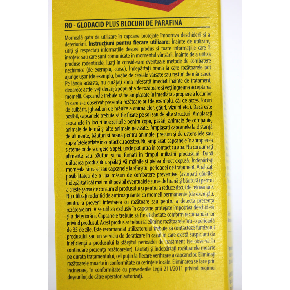 Glodacid Cerat 150 Gr, Raticid, Brodifacum, Otrava Sobolani Si Soareci De Camp