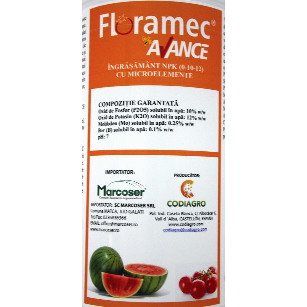 Floramec Avalanche 1L Stimulator De Inflorire Lichid, Radicular/ Foliar, Cu Microelemente, Codiagro
