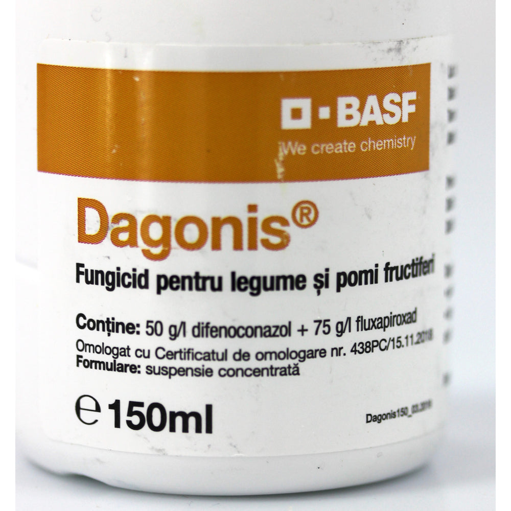 Dagonis 150 Ml Fungicid Sistemic Basf (Pomi Fructiferi, Legume, Capsuni)