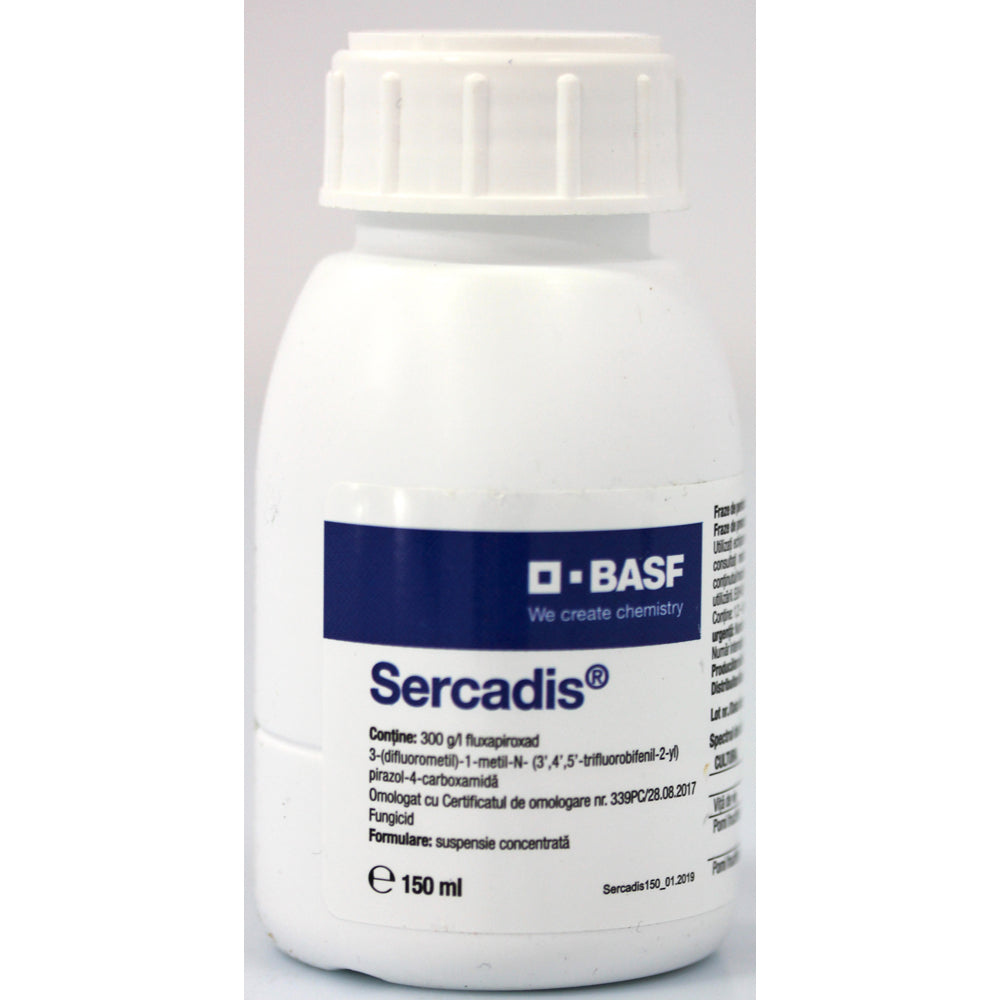 Sercadis 150 Ml, Fungicid Sistemic, Basf, Fainare (Vita De Vie, Mar, Par), Rapan (Mar, Par)