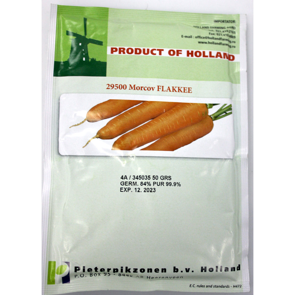 Seminte Morcov Flakkee 50 Gr