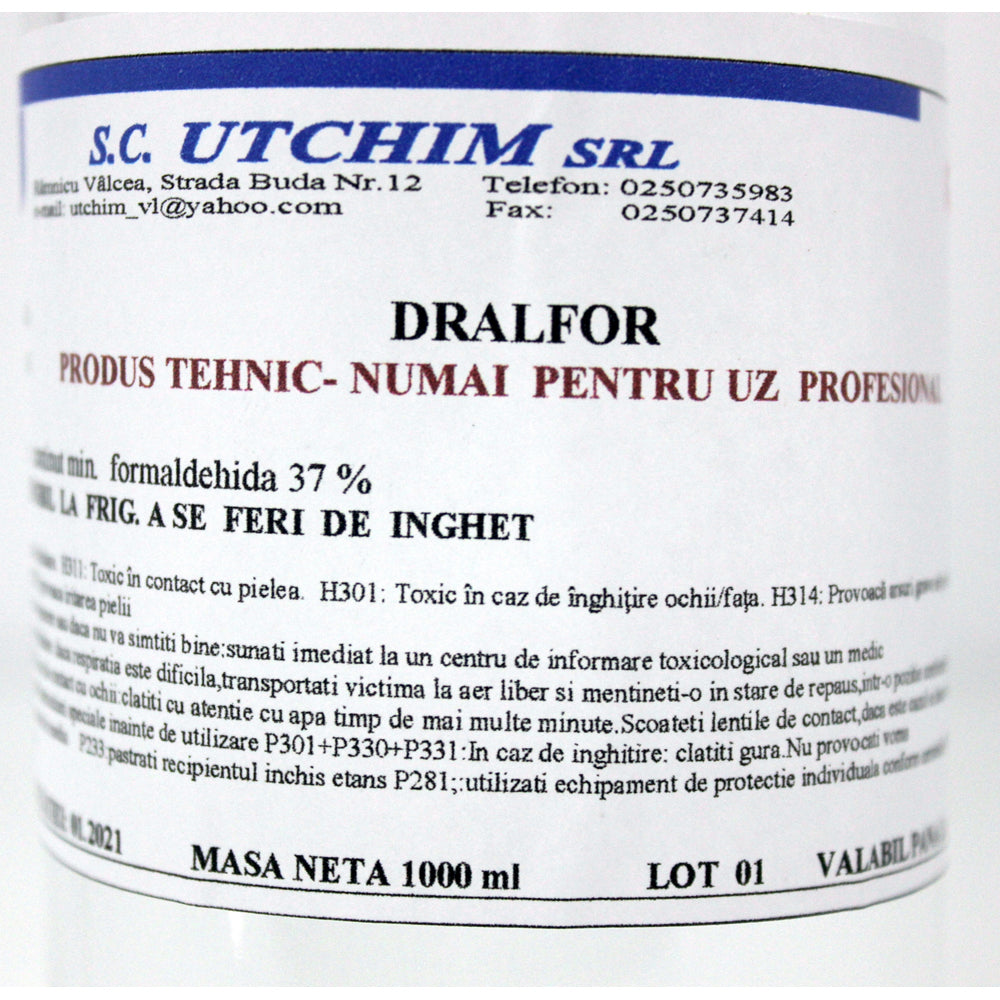 Dralfor 1L Dezinfectant Sol