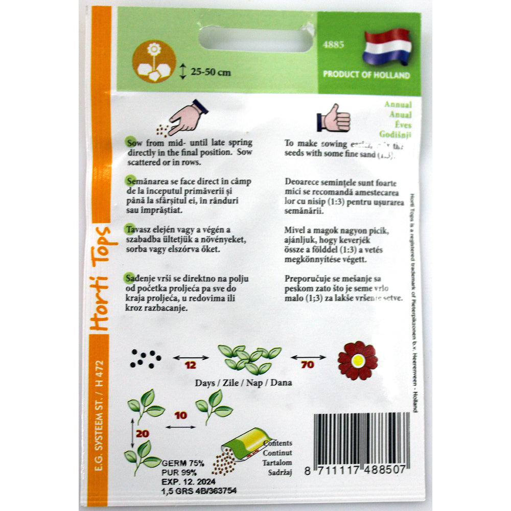 Seminte Flori Amestec Pt Gazon 1,5 Gr, Holland