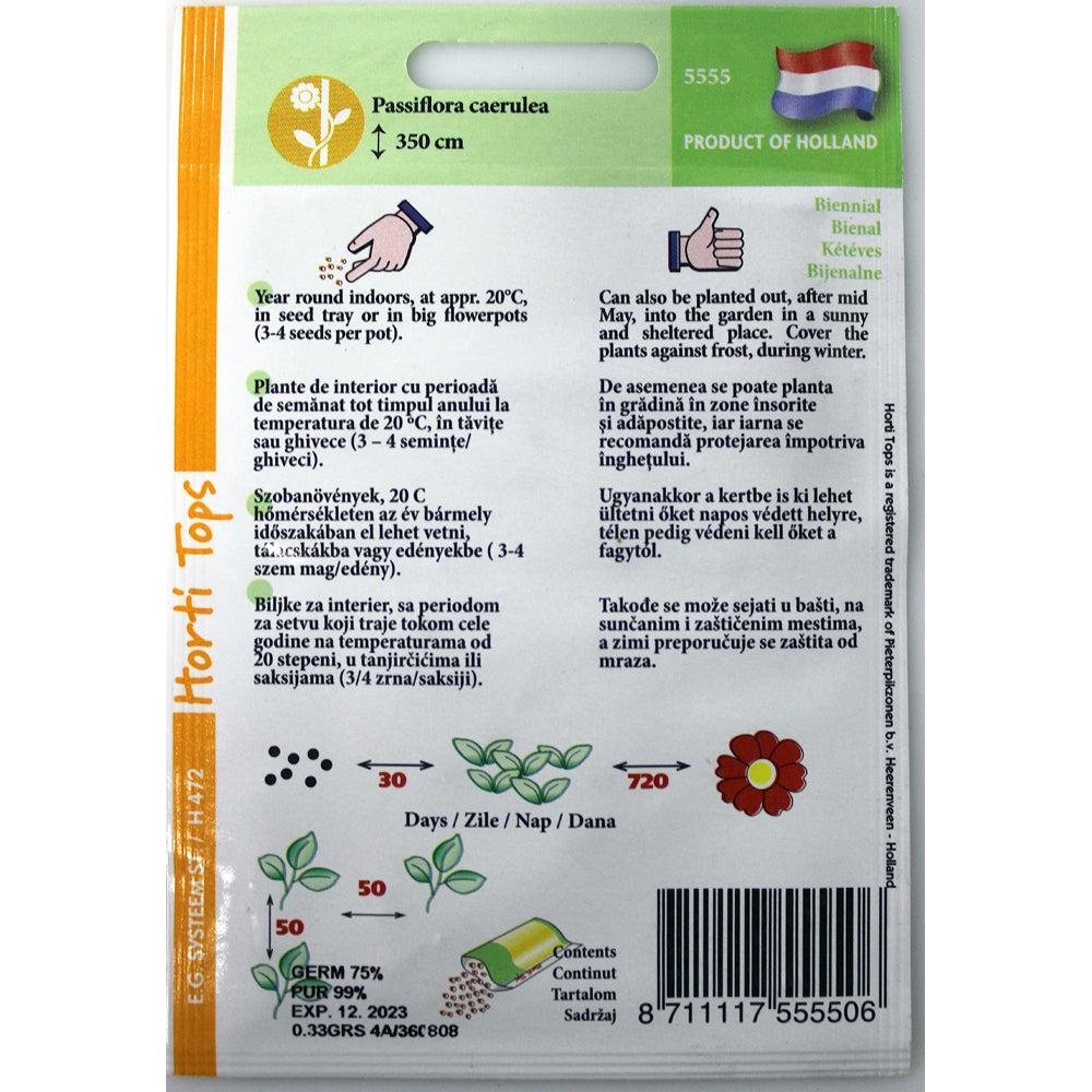 Seminte Floarea Pasiunii 0,33 Gr, Holland